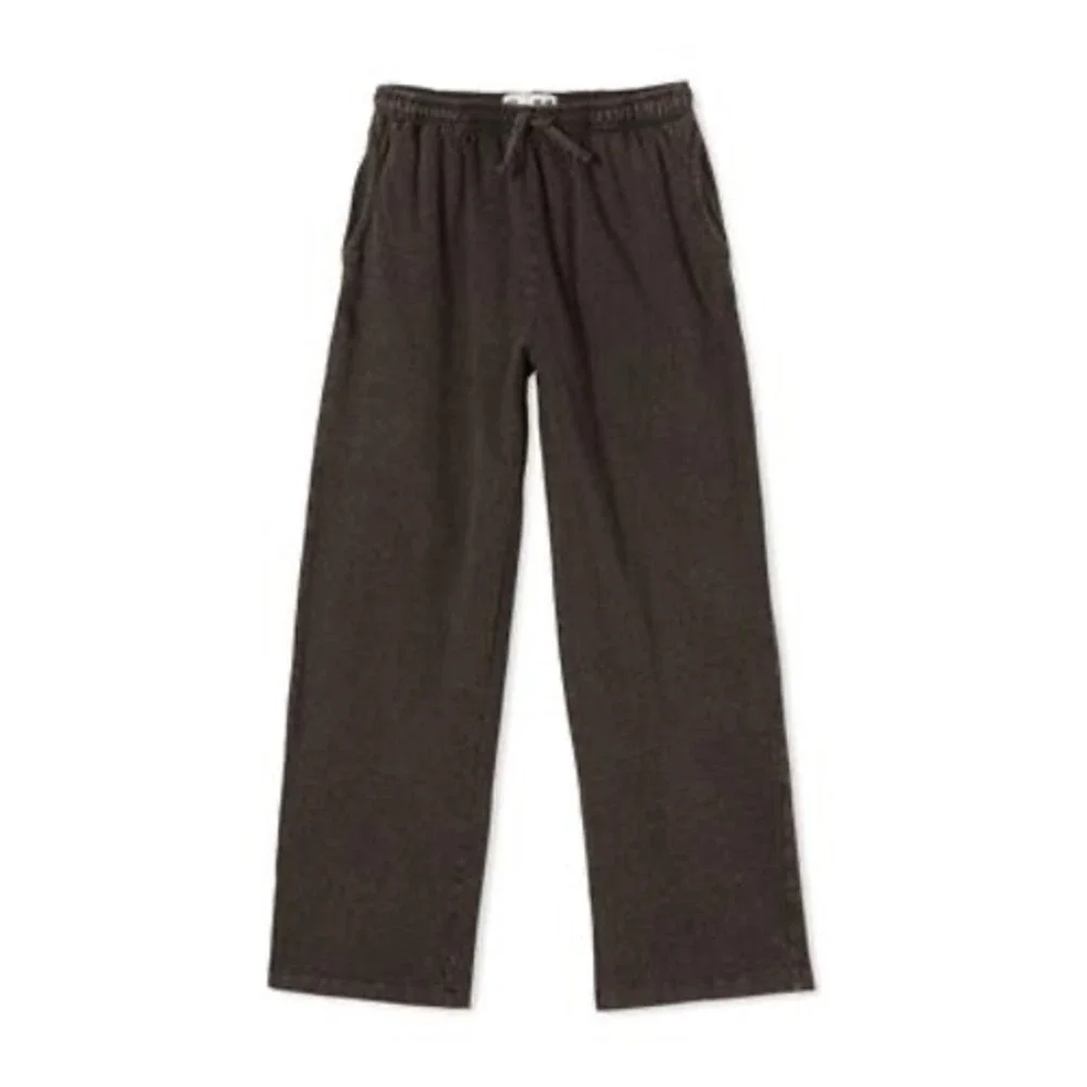 Cotton on Big Girls Drawstring Rochelle‎ Wide Leg Pants - Washed Black - 15-16